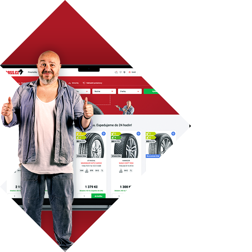 Pneuboss: e-shop se načte do půl vteřiny